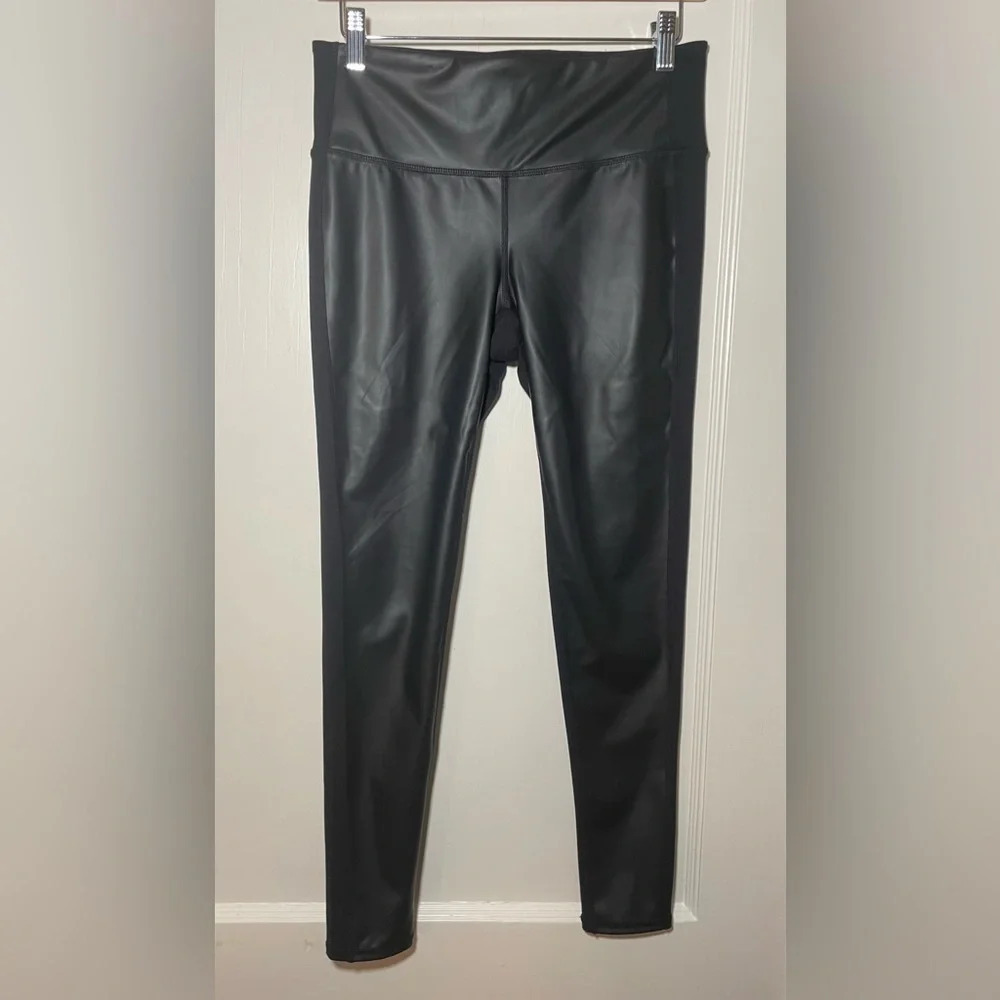 Athleta Gleam Faux Leather Panel
Leggings- Black Size S - Picture 2 of 8